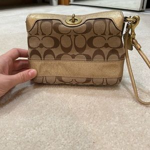 Coach Twist Lock Wristlet